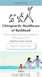 Mobile Screenshot of buckheadlifestylechiropractic.com